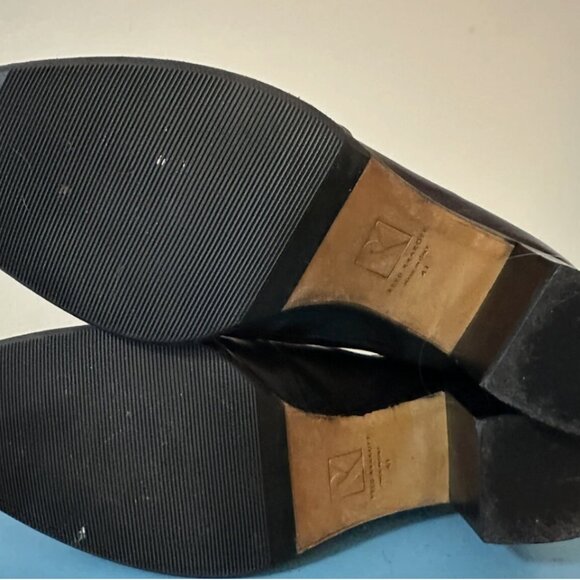 Reed Krakoff Womens Black Leather Ankle Boots Made In Italy EU size 41 US 10.5 - Picture 5 of 6